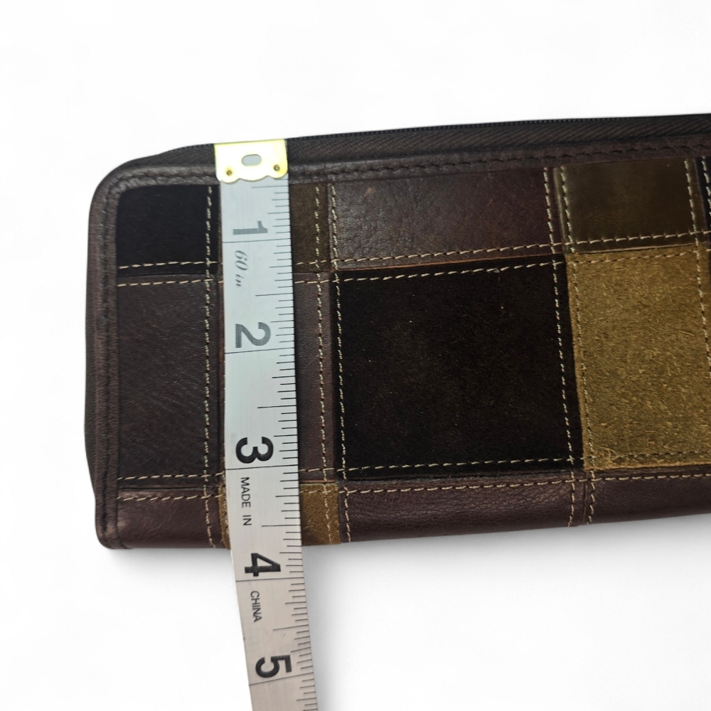 Wilson Leather Patchwork Wallet - image 8